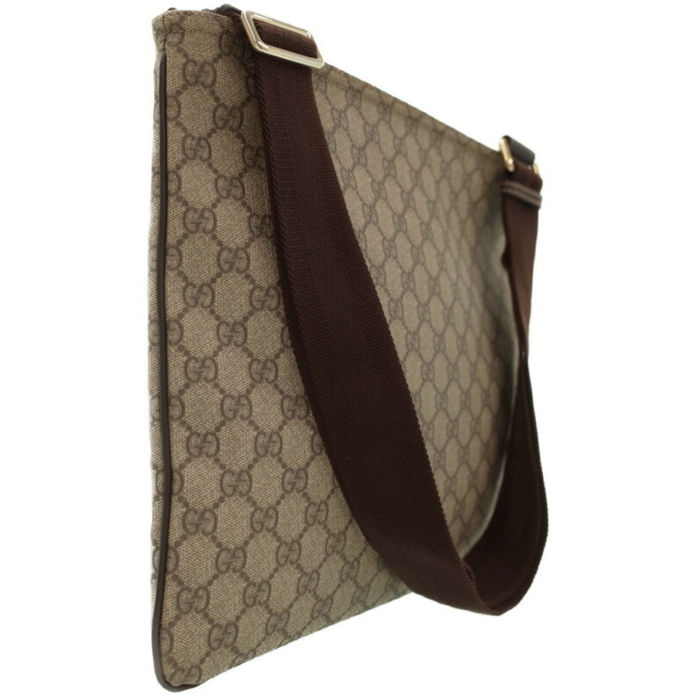 Gucci Brown Plus Supreme Bag Crossbody Messenger GG